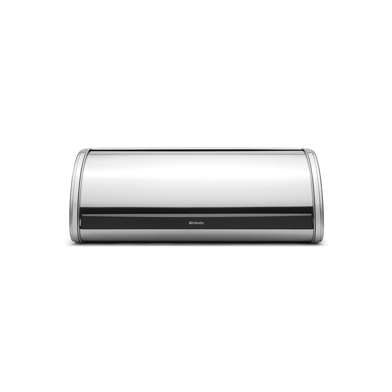 Кутия за хляб Brabantia Roll Top 646890, 16 л, 44.5х26 см, Лека и здрава конструкция, Инокс/Мат