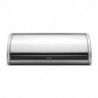 Кутия за хляб Brabantia Roll Top 646890, 16 л, 44.5х26 см, Лека и здрава конструкция, Инокс/Мат