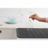 Силиконова подложка за сушене на съдове Brabantia SinkSide 1000206, 43.5x32.5 см, Сгъваема, Тъмносив