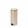 Кош за боклук с педал Brabantia NewIcon 1003209, 30 л, Плавно затваряне, Противоплъзгаща основа, Златен металик