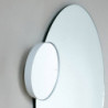 Огледало за стена Brabantia MindSet Mineral 1005691, 5 кратно увеличаване, Магнитна стойка, Устойчиво на корозия, Минерално покритие, Бял