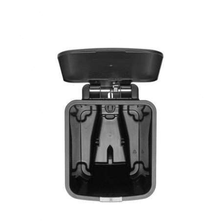Кош за боклук с педал Brabantia StepUp 1008476, 10 л, Екологични материали, Голям отвор, Тъмносив