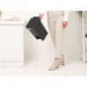 Кош за боклук с педал Brabantia StepUp 1008476, 10 л, Екологични материали, Голям отвор, Тъмносив