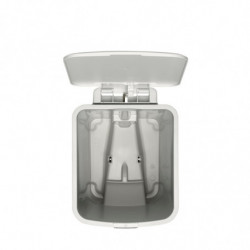 Кош за боклук с педал Brabantia StepUp 1008480, 16 л, Екологични материали, Голям отвор, Светлосив