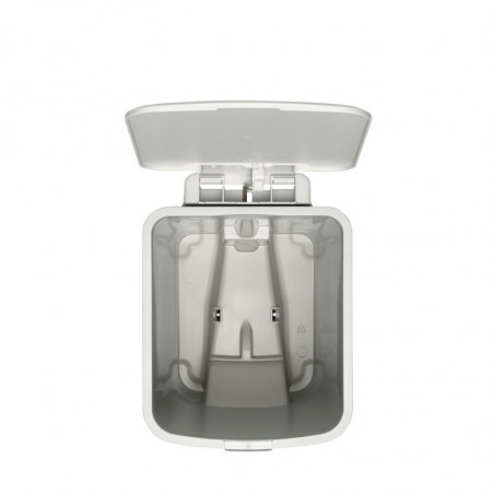 Кош за боклук с педал Brabantia StepUp 1008480, 16 л, Екологични материали, Голям отвор, Светлосив
