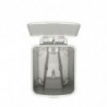 Кош за боклук с педал Brabantia StepUp 1008480, 16 л, Екологични материали, Голям отвор, Светлосив
