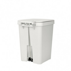 Кош за боклук с педал Brabantia StepUp 1008483, 25 л, Екологични материали, Голям отвор, Светлосив