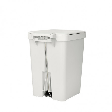 Кош за боклук с педал Brabantia StepUp 1008483, 25 л, Екологични материали, Голям отвор, Светлосив