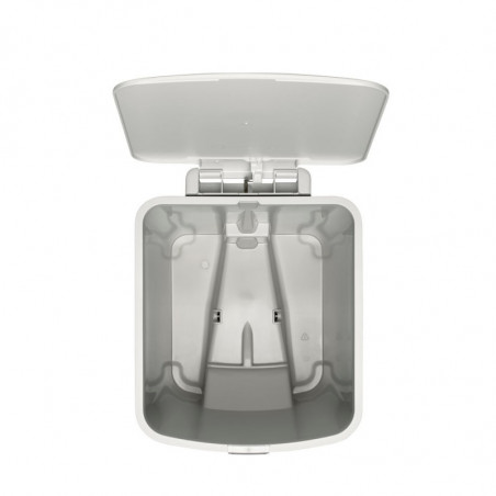 Кош за боклук с педал Brabantia StepUp 1008483, 25 л, Екологични материали, Голям отвор, Светлосив