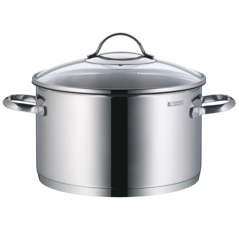 Комплект тенджери WMF Provence Plus 5, 9 части, Неръждаема стомана 18/10, Многослойно TransTherm дъно, Индукция, Сребрист