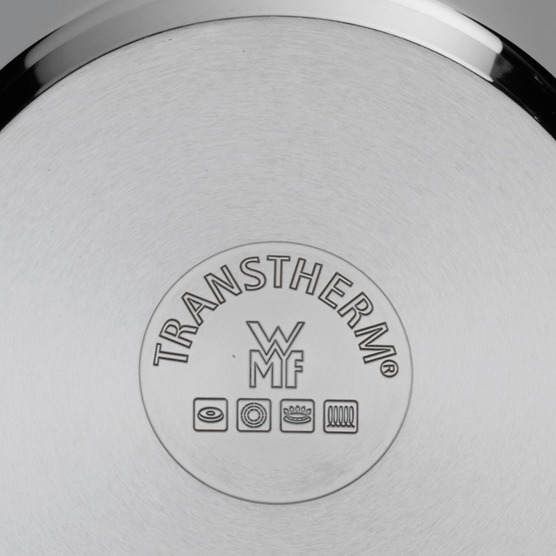 Комплект тенджери WMF Provence Plus 5, 9 части, Неръждаема стомана 18/10, Многослойно TransTherm дъно, Индукция, Сребрист