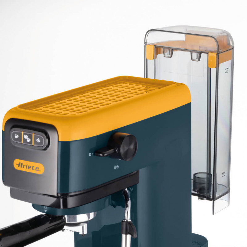 Кафемашина Ariete ESPRESSO COLOR 1399/16, 1300W, 15 bar, 1.1 л, Мляно и ESE, Жълт