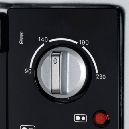 Готварска печка с два котлона Ariete Bon Cuisine 995, 1500W, 40 л, Таймер, 4 позиции за печене, Инокс