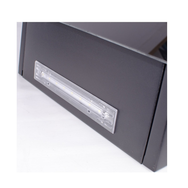 Абсорбатор Luxell HANZ DA6-835, 140W, 650 м3/ч, 60см, Дистанционно, Сензорен екран, 3 скорости, LED, Сив