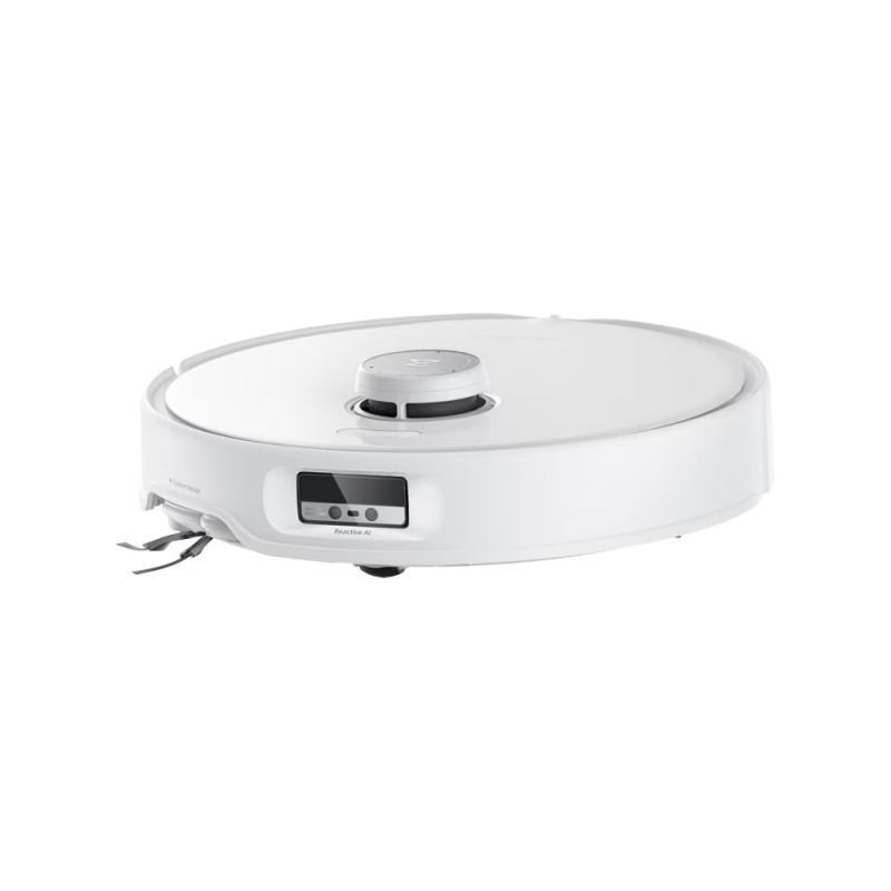Прахосмукачка робот Roborock Q Revo Curv QRC02-00, 18500 Pa, 6400 mAh, 66W, 3D Картографиране LiDar, Станция за зареждане, Автономия до 4 часа, Бял