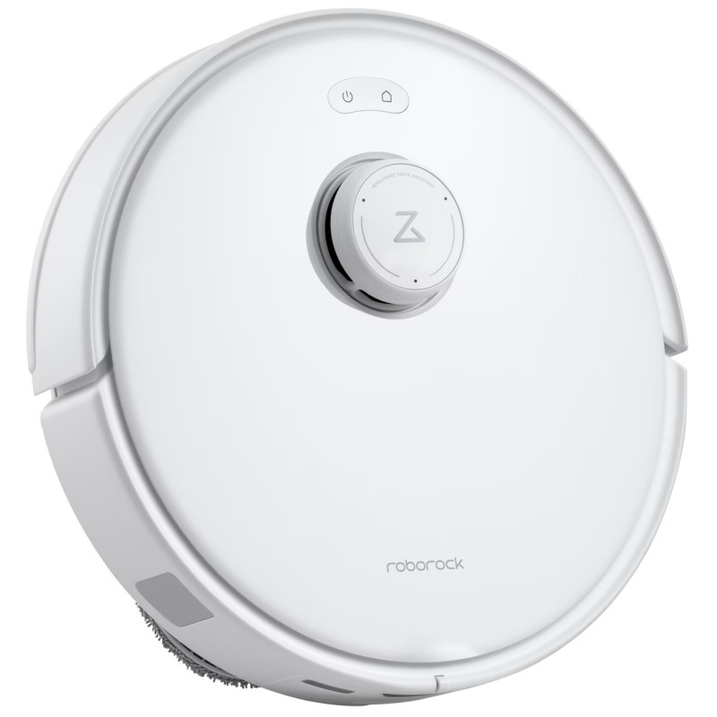 Прахосмукачка робот Roborock Q Revo Curv QRC02-00, 18500 Pa, 6400 mAh, 66W, 3D Картографиране LiDar, Станция за зареждане, Автономия до 4 часа, Бял