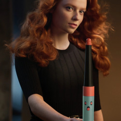 Маша за коса Dyson HS08 Airwrap T1/T2 CePa/Tz, 1300W, 13.5 л/с, Йонизиране, 3 скорости, 3 температури, Bluetooth, Керамична патина/топаз