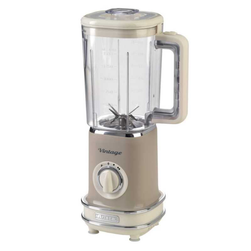 Блендер Ariete VINTAGE 0568, 500W, 1.5 л, 2 скорости+пулс, Трошене на лед, Бежов