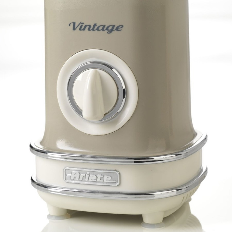 Блендер Ariete VINTAGE 0568, 500W, 1.5 л, 2 скорости+пулс, Трошене на лед, Бежов