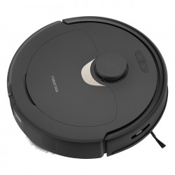 Прахосмукачка робот Roborock Q Revo S QRS52-00, 7000 Pa, 5200 mAh, 80W, 3D Картографиране LiDar, Станция за зареждане, Автономия до 3 часа, Черен
