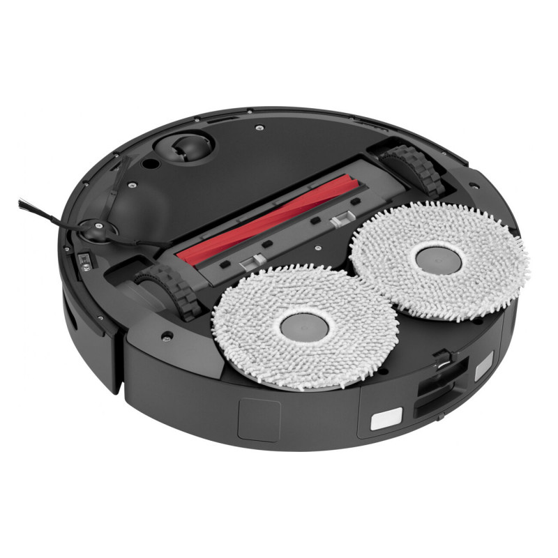 Прахосмукачка робот Roborock Q Revo S QRS52-00, 7000 Pa, 5200 mAh, 80W, 3D Картографиране LiDar, Станция за зареждане, Автономия до 3 часа, Черен