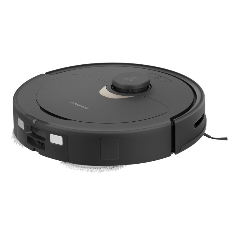 Прахосмукачка робот Roborock Q Revo S QRS52-00, 7000 Pa, 5200 mAh, 80W, 3D Картографиране LiDar, Станция за зареждане, Автономия до 3 часа, Черен