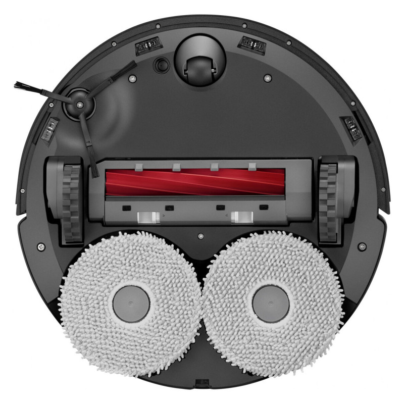 Прахосмукачка робот Roborock Q Revo S QRS52-00, 7000 Pa, 5200 mAh, 80W, 3D Картографиране LiDar, Станция за зареждане, Автономия до 3 часа, Черен