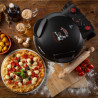 Електрическа фурна за пица Ariete "Пица за 4 минути" 0917/00, 1200W, 32 см, До 400C, 5 нива, Каменна плоча, Незалепващо покритие, Черен