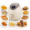 Фритюрник с горещ въздух Ariete AIRY FRYER XXL 4618/02, 1800W,  5.5 л, 7 програми, Таймер, LCD сензорен дисплей, Бежов