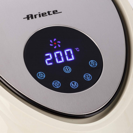 Фритюрник с горещ въздух Ariete AIRY FRYER XXL 4618/02, 1800W,  5.5 л, 7 програми, Таймер, LCD сензорен дисплей, Бежов