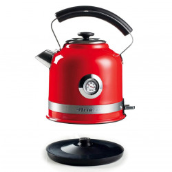 Електрическа кана Ariete MODERNA 2854/00, 2000W, 1.7 л, Термометър, 360C безжична основа, Подвижен филтър, Червен