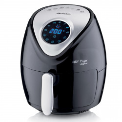 Фритюрник с горещ въздух Ariete AIRY FRYER DIGITAL 4616/00, 1300W, 2.6 л, 7 програми, До 200C, LCD сензорен дисплей, Таймер, Черен