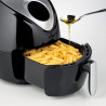 Фритюрник с горещ въздух Ariete AIRY FRYER DIGITAL 4616/00, 1300W, 2.6 л, 7 програми, До 200C, LCD сензорен дисплей, Таймер, Черен