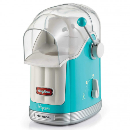 Машина за пуканки с горещ въздух Ariete Party Time 2.0 2958/01, 1100W, 600 г, Pulse-Clean, Тюркоаз