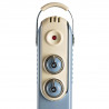 Маслен радиатор Ariete VINTAGE 0839/15, 2500W, 11 ребра, 3 степени, Индикатор захранване, Въртящи се на 360 колелца, Син