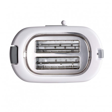 Тостер за хляб Ariete TOASTIME 0159/01, 700W, 2 филии, 3 функции, 9 степени, Подвижна тава за трохи, Бял