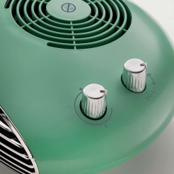 Вентилаторна печка Ariete Vintage 2.0 8211/04, 2000W, 2 скорости, Студен въздух, Термостат, Безшумна работа, Зелен