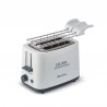 Тостер за хляб Ariete QUBI 0157/00, 760W, 2 филии, Бутон стоп, 7 степени, Подвижна тава за трохи, Бял