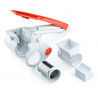 Електрическо ренде Ariete GRATÌ 2.0 0447/20, Li-Ion 1500 mAh, Разглобяем, Оранжев