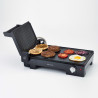 Електрическа скара 3в1 Ariete MULTI GRILL 1916/10, 2400 W, 60x25 см, Разтегателна повърхност, Термостат, Черен