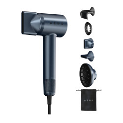Сешоар AENO HD3 AHD0003, 1500W, Безчетков мотор, 3 скорости, 5 нива, 68 dB, LED дисплей, Син