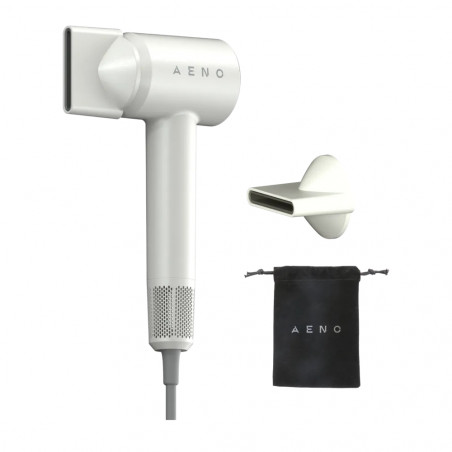 Сешоар AENO HD4 AHD0004, 1500W, Безчетков мотор, 3 скорости, 5 нива, 68 dB, LED дисплей, Бял