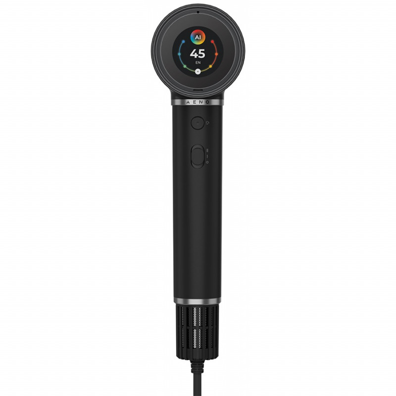 Сешоар AI AENO HD5 AHD0005B, 1500W, Безчетков мотор, 2 скорости, 3 нива, 67 dB, Гласов контрол, Черен