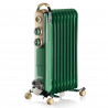 Маслен радиатор Ariete VINTAGE 0838/1, 2000W, 9 ребра, 3 степени, Индикатор захранване, Въртящи се на 360C колелца, Дръжка, Зелен