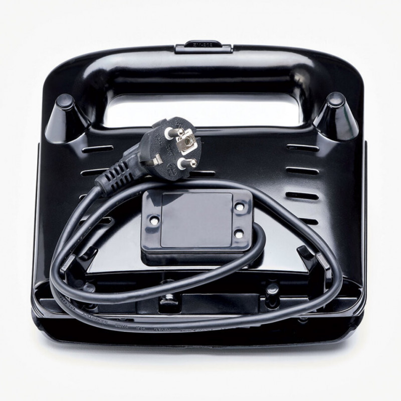 Сандвич тостер Ariete TOAST AND GRILL COMPACT 1980/00, 750W, Незалепващо покритие, Индикатори, Черен/сив