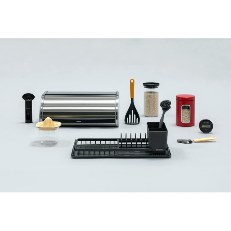Нож за сирена и кашкавал Brabantia Tasty+ 1003306, Ултразвуково полирано острие, Неръждаема стомана, Жълт