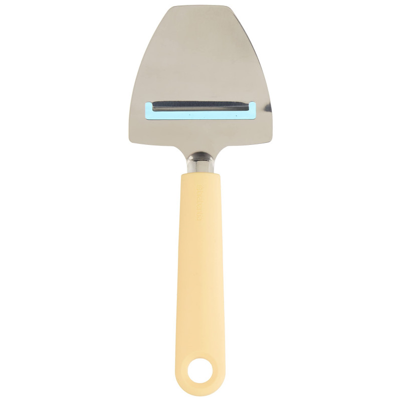 Нож за сирена и кашкавал Brabantia Tasty+ 1003306, Ултразвуково полирано острие, Неръждаема стомана, Жълт