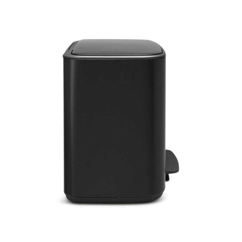 Кош за боклук Brabantia Bo Pedal 1000236, 36 л, Леко затваряне, Противоплъзгаща основа, Устойчив на пръстови отпечатъци, Черен