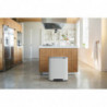 Кош за боклук Brabantia Bo Pedal 1003182, 60 л, Леко затваряне, Противоплъзгаща основа, Бял