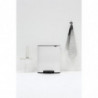 Кош за боклук Brabantia Bo Pedal 1003182, 60 л, Леко затваряне, Противоплъзгаща основа, Бял